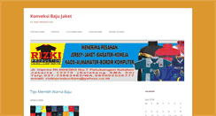 Desktop Screenshot of konveksibajujaket.com